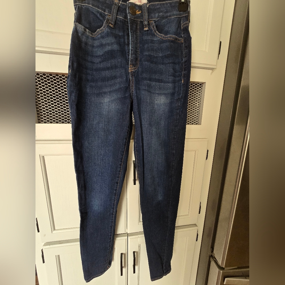 SO Women's Skinny Jeans - Dark Blue